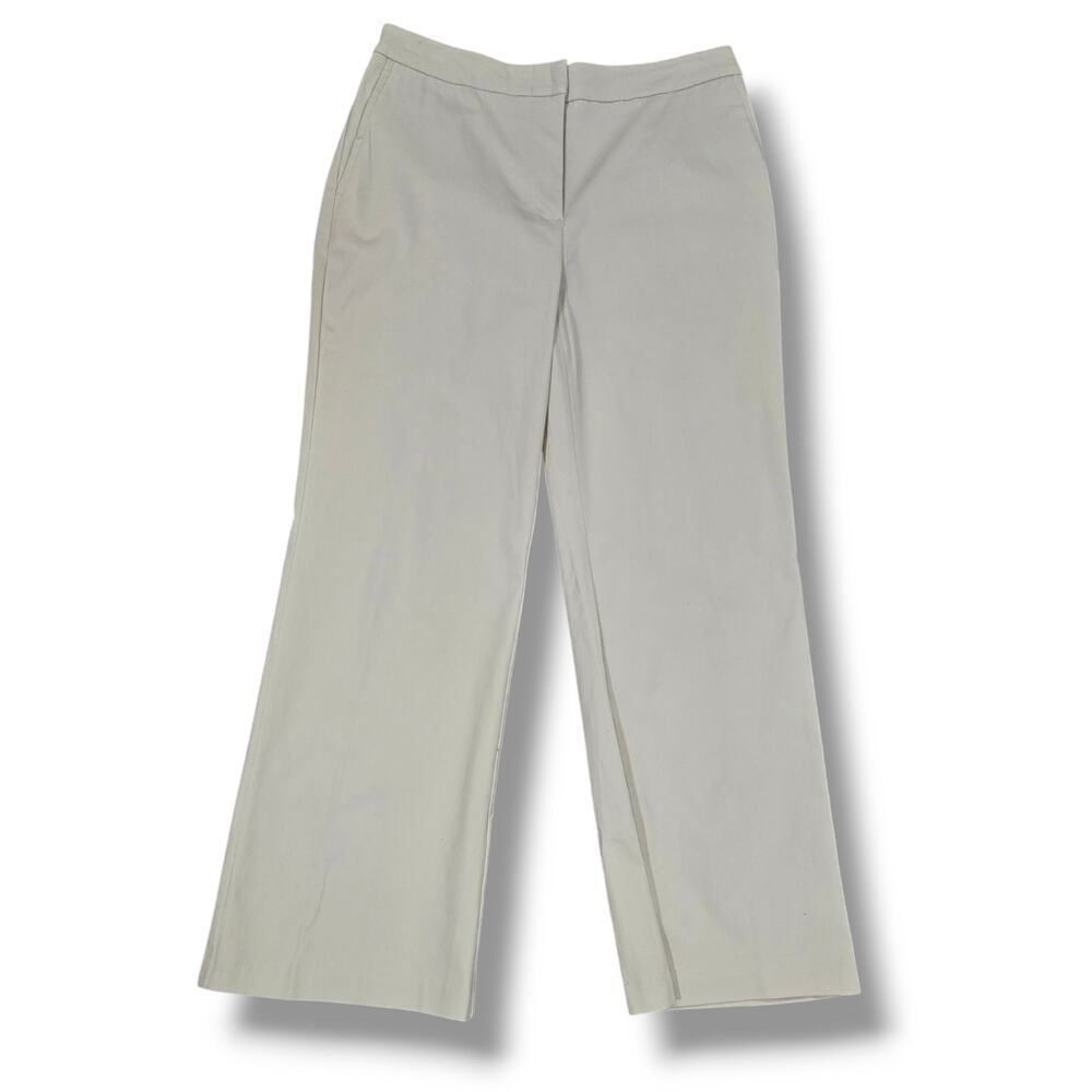 Boutique Europa Women’s Petite Vintage Khaki Brown Straight Leg Pants – Size 10P - Picture 2 of 10